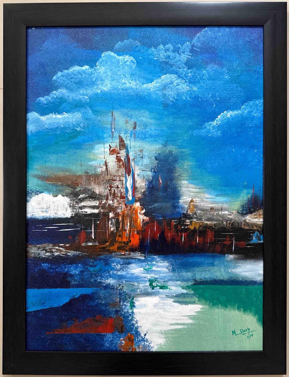 Ethereal Horizons β Acrylic Canvas Painting πβ¨